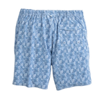 johnnie-O 01. MENS APPAREL - MENS SHORTS - MENS SHORTS SWIM Galley Half Elastic 7" Surf Shorts GULF BLUE