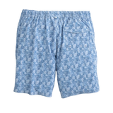 johnnie-O 01. MENS APPAREL - MENS SHORTS - MENS SHORTS SWIM Galley Half Elastic 7" Surf Shorts GULF BLUE