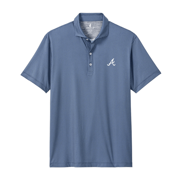 atlanta braves dress shirt Men's Atlanta Braves Tee Party Performance Jersey Polo