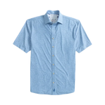 johnnie-O 01. MENS APPAREL - MENS SS SHIRTS - MENS SS BUTTON UP Men's Avin Jersey Knit Button Up Shirt MALIBLU