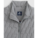 johnnie-O 01. MENS APPAREL - MENS VEST - MENS VEST CASUAL Men's Belfry Quilted Puffer Vest CONCRETE