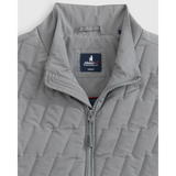 johnnie-O 01. MENS APPAREL - MENS VEST - MENS VEST CASUAL Men's Belfry Quilted Puffer Vest CONCRETE