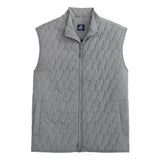 johnnie-O 01. MENS APPAREL - MENS VEST - MENS VEST CASUAL Men's Belfry Quilted Puffer Vest CONCRETE