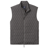 johnnie-O 01. MENS APPAREL - MENS VEST - MENS VEST CASUAL Men's Belfry Quilted Puffer Vest DARK GRAY