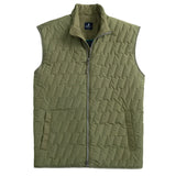 johnnie-O 01. MENS APPAREL - MENS VEST - MENS VEST CASUAL Men's Belfry Quilted Puffer Vest ROSEMARY