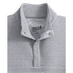 johnnie-O 01. MENS APPAREL - MENS HOODIES|SWEATERS - MENS PO Q ZIP Men's Benjy Heathered Henley Pullover SEAL