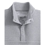 johnnie-O 01. MENS APPAREL - MENS HOODIES|SWEATERS - MENS PO Q ZIP Men's Benjy Heathered Henley Pullover SEAL