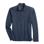 johnnie-O 01. MENS APPAREL - MENS HOODIES|SWEATERS - MENS PO Q ZIP Men's Benjy Heathered Henley Pullover NAVY