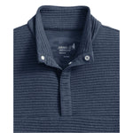 johnnie-O 01. MENS APPAREL - MENS HOODIES|SWEATERS - MENS PO Q ZIP Men's Benjy Heathered Henley Pullover NAVY