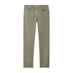 johnnie-O 01. MENS APPAREL - MENS PANTS - MENS PANTS CASUAL Men's Carmel Sateen 5-Pocket Pants AGAVE GREEN