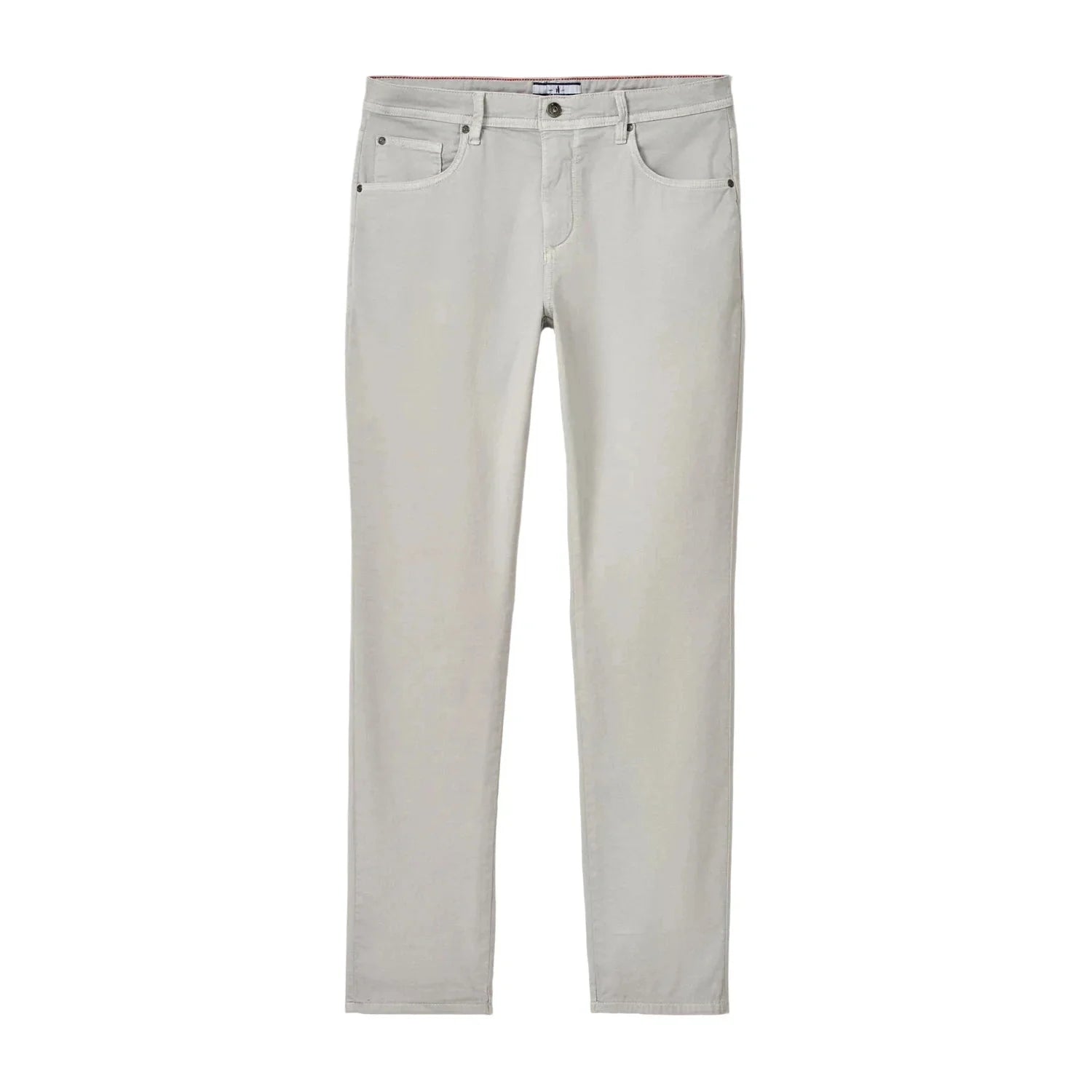 johnnie-O 01. MENS APPAREL - MENS PANTS - MENS PANTS CASUAL Men's Carmel Sateen 5-Pocket Pants CHROME