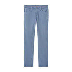 johnnie-O 01. MENS APPAREL - MENS PANTS - MENS PANTS CASUAL Men's Carmel Sateen 5-Pocket Pants BLUE HORIZON