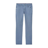 johnnie-O 01. MENS APPAREL - MENS PANTS - MENS PANTS CASUAL Men's Carmel Sateen 5-Pocket Pants BLUE HORIZON