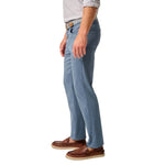 johnnie-O 01. MENS APPAREL - MENS PANTS - MENS PANTS CASUAL Men's Carmel Sateen 5-Pocket Pants BLUE HORIZON