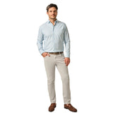 johnnie-O 01. MENS APPAREL - MENS PANTS - MENS PANTS CASUAL Men's Carmel Sateen 5-Pocket Pants CHROME