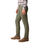 johnnie-O 01. MENS APPAREL - MENS PANTS - MENS PANTS CASUAL Men's Carmel Sateen 5-Pocket Pants AGAVE GREEN