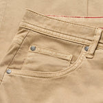 johnnie-O 01. MENS APPAREL - MENS PANTS - MENS PANTS CASUAL Men's Carmel Sateen 5-Pocket Pants KHAKI