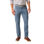johnnie-O 01. MENS APPAREL - MENS PANTS - MENS PANTS CASUAL Men's Carmel Sateen 5-Pocket Pants BLUE HORIZON