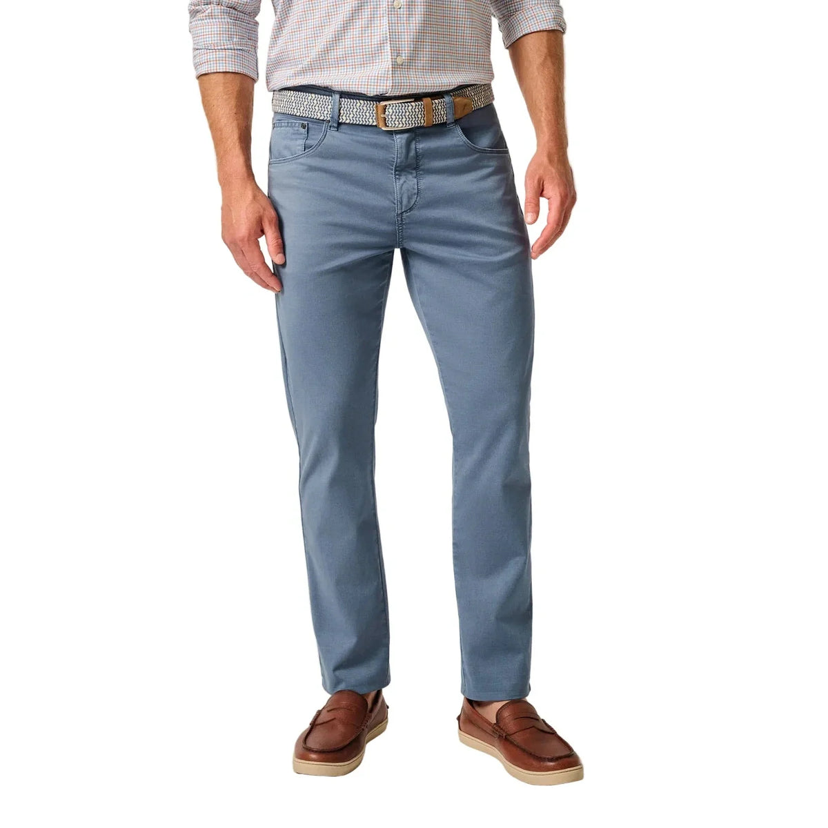 Men’s Carmel Sateen 5-Pocket Pants johnnie-O - BLUE HORIZON