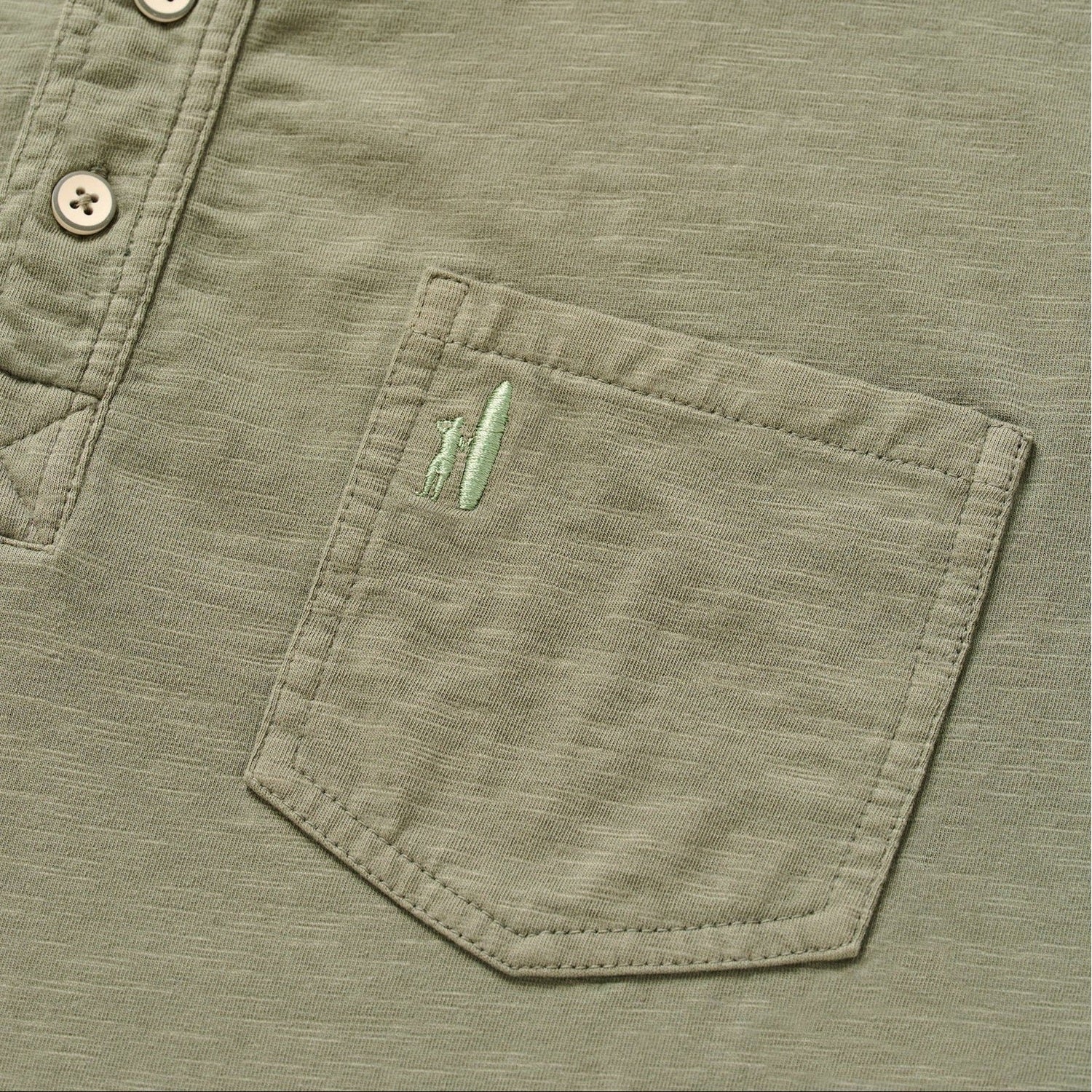 johnnie-O 01. MENS APPAREL - MENS LS SHIRTS - MENS LS CASUAL Men's Coastal Wash Long-Sleeve AGAVE GREEN