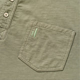 johnnie-O 01. MENS APPAREL - MENS LS SHIRTS - MENS LS CASUAL Men's Coastal Wash Long-Sleeve AGAVE GREEN