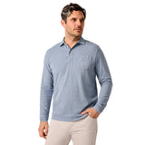 johnnie-O 01. MENS APPAREL - MENS LS SHIRTS - MENS LS CASUAL Men's Coastal Wash Long-Sleeve CLOUDBURST