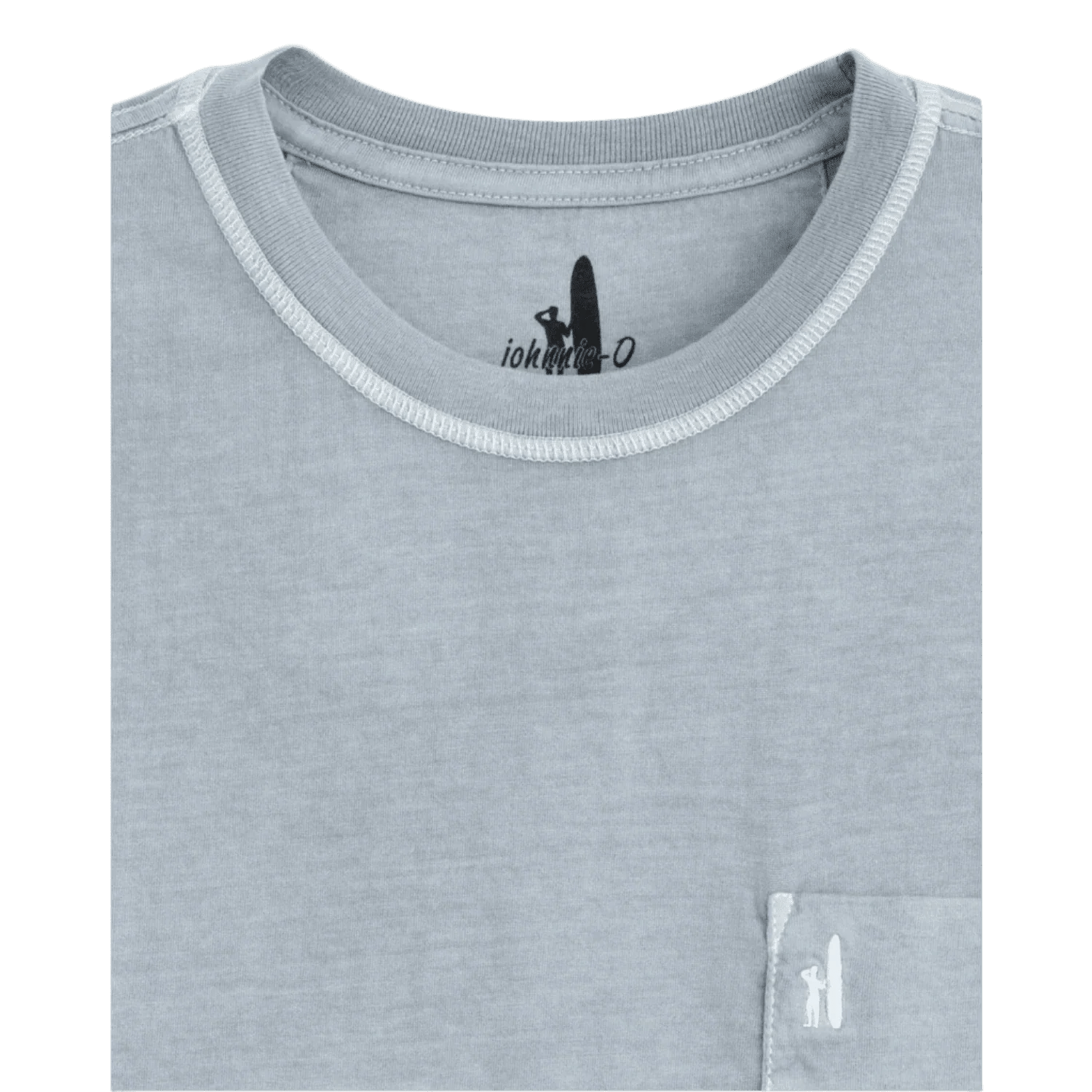 johnnie-O 01. MENS APPAREL - MENS T-SHIRTS - MENS T-SHIRT SS Men's Dale 2.0 Pocket T-Shirt STEEL