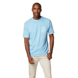 johnnie-O 01. MENS APPAREL - MENS T-SHIRTS - MENS T-SHIRT SS Men's Dale 2.0 Pocket T-Shirt MALIBLU