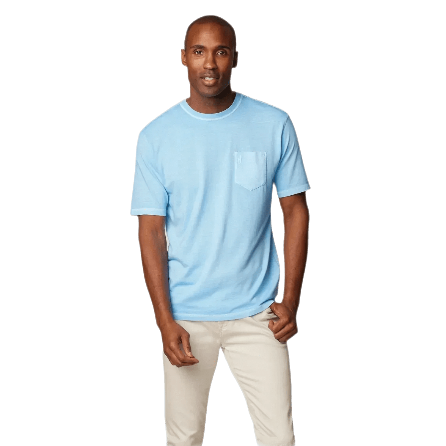 johnnie-O 01. MENS APPAREL - MENS T-SHIRTS - MENS T-SHIRT SS Men's Dale 2.0 Pocket T-Shirt MALIBLU