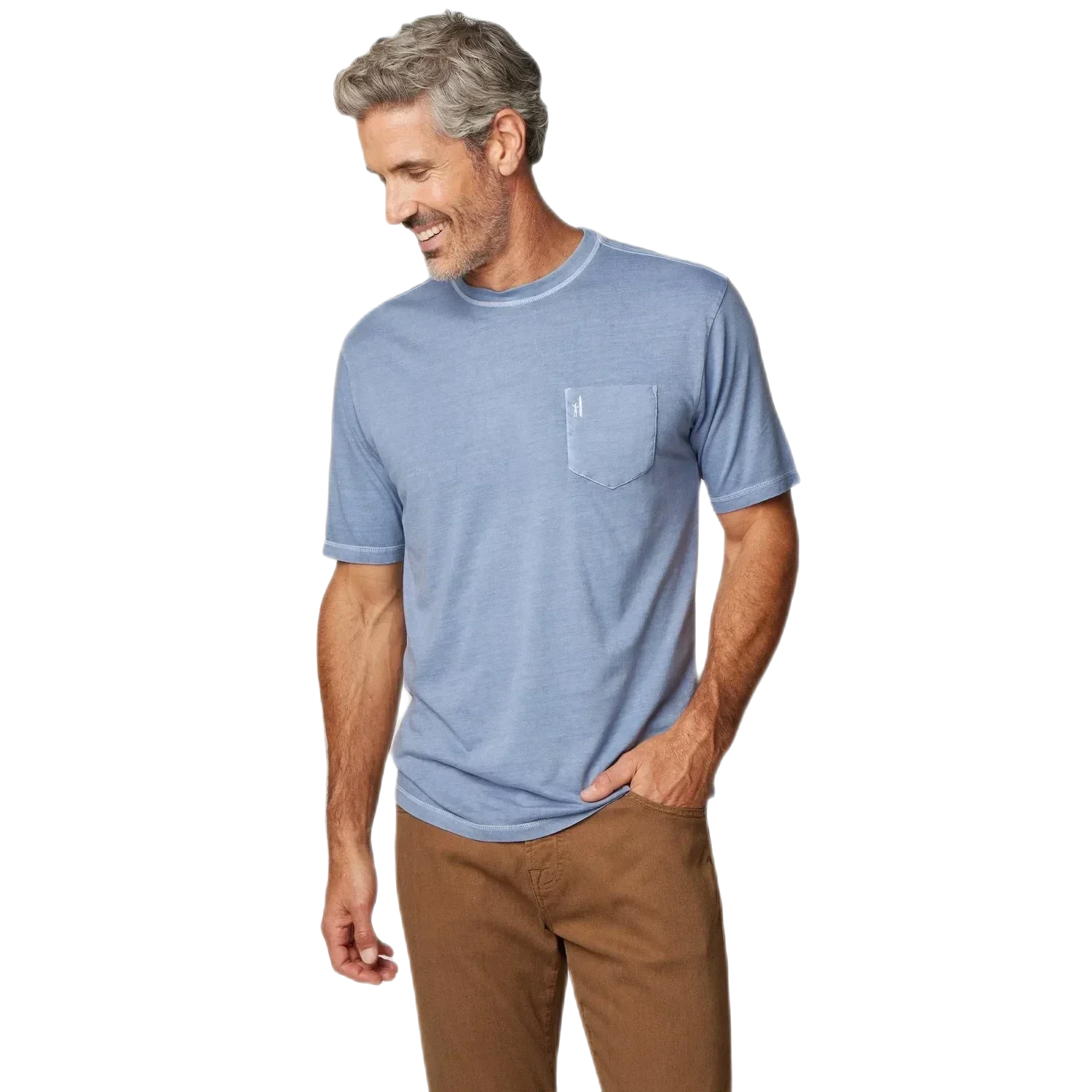 johnnie-O 01. MENS APPAREL - MENS T-SHIRTS - MENS T-SHIRT SS Men's Dale 2.0 Pocket T-Shirt NAVY