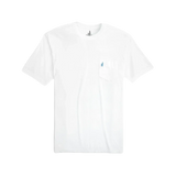 johnnie-O 01. MENS APPAREL - MENS T-SHIRTS - MENS T-SHIRT SS Men's Dale 2.0 Pocket T-Shirt WHITE