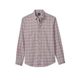 johnnie-O 01. MENS APPAREL - MENS LS SHIRTS - MENS LS BUTTON UP Men's Featherweight Performance Button Down Shirt - Hartwick MALIBU RED