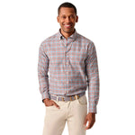 johnnie-O 01. MENS APPAREL - MENS LS SHIRTS - MENS LS BUTTON UP Men's Featherweight Performance Button Down Shirt - Hartwick MALIBU RED