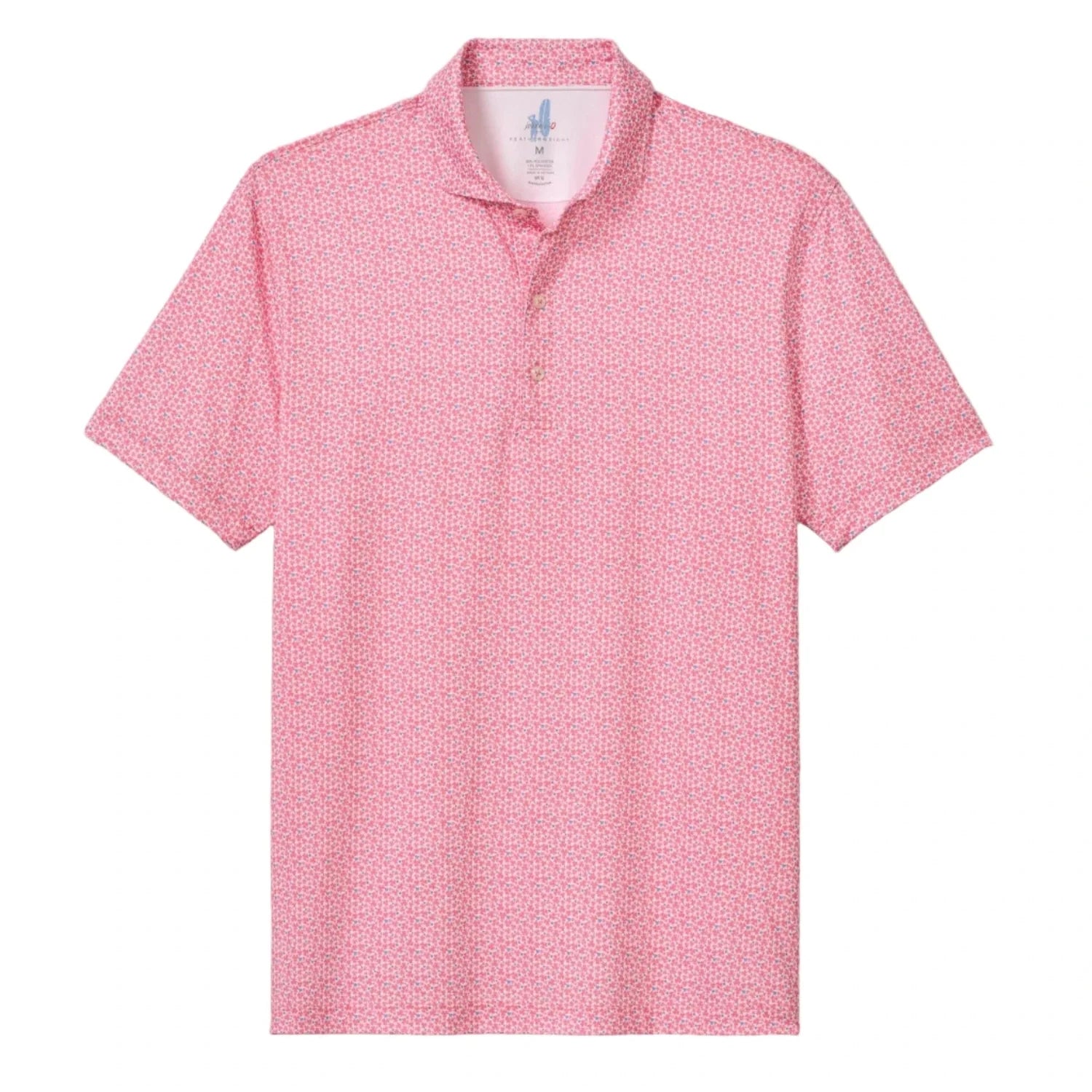 johnnie-O 01. MENS APPAREL - MENS SS SHIRTS - MENS SS POLO Men's Four Leaf AZALEA