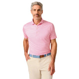 johnnie-O 01. MENS APPAREL - MENS SS SHIRTS - MENS SS POLO Men's Four Leaf AZALEA