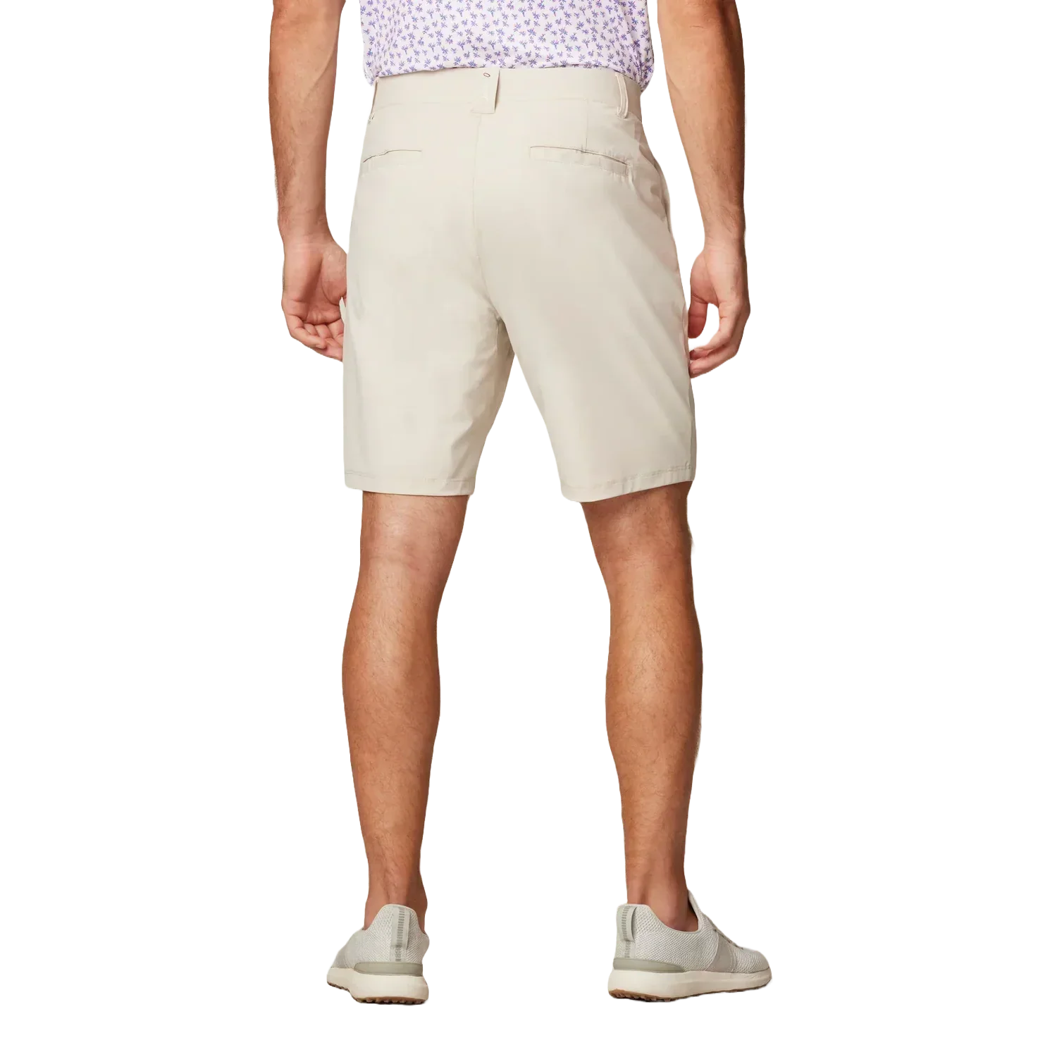 johnnie-O 01. MENS APPAREL - MENS SHORTS - MENS SHORTS CASUAL Men's Fusion Performance Elastic Waist Shorts STONE