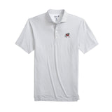 johnnie-O 01. MENS APPAREL - MENS SS SHIRTS - MENS SS POLO Men's Georgia Tee Time Printed Performance Jersey Polo BLACK