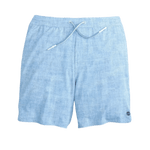 johnnie-O 01. MENS APPAREL - MENS SHORTS - MENS SHORTS SWIM Men's Half Elastic 7" Surf Shorts - Ariba GULF BLUE