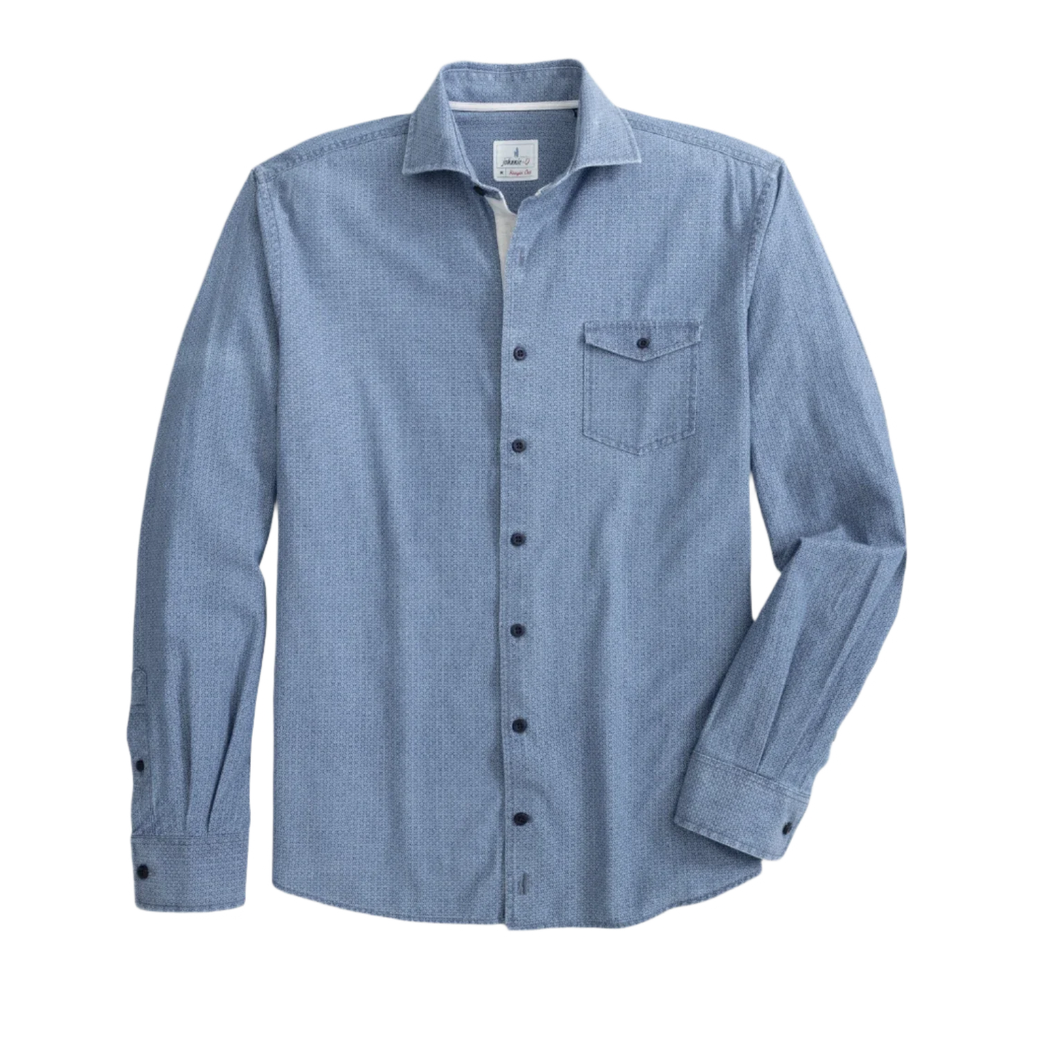 johnnie-O 01. MENS APPAREL - MENS LS SHIRTS - MENS LS BUTTON UP Men's Hangin' Out Linen Button Up Shirt - Hancock WAKE