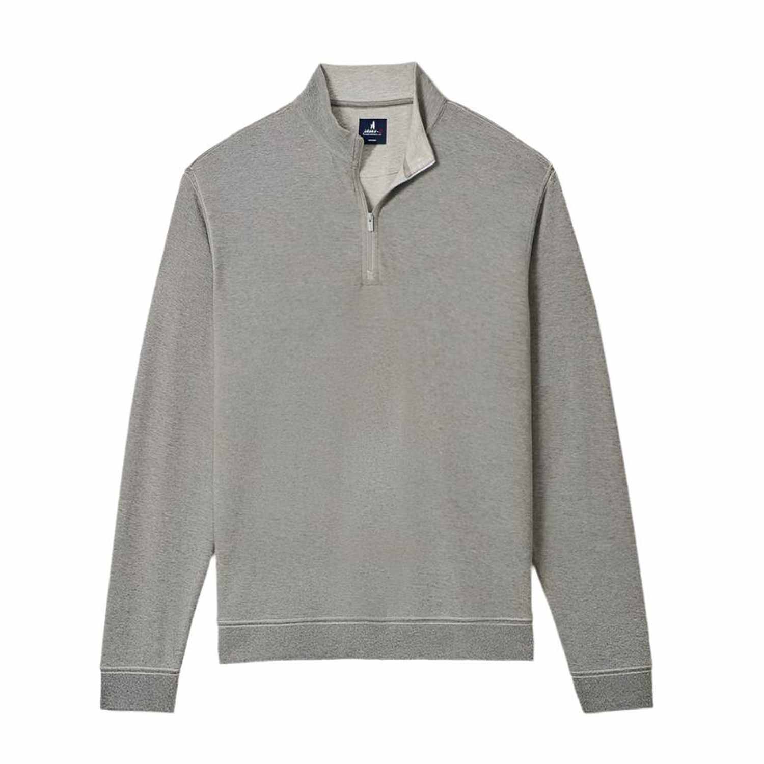 johnnie-O 01. MENS APPAREL - MENS LS SHIRTS - MENS LS CASUAL Men's Hanks "Lightweight Sully" 1/4 Zip Pullover RHINO