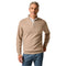 johnnie-O 01. MENS APPAREL - MENS LS SHIRTS - MENS LS CASUAL Men's Hanks "Lightweight Sully" 1/4 Zip Pullover HAZELNUT