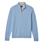 johnnie-O 01. MENS APPAREL - MENS LS SHIRTS - MENS LS CASUAL Men's Hanks "Lightweight Sully" 1/4 Zip Pullover LAPIS