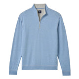 johnnie-O 01. MENS APPAREL - MENS LS SHIRTS - MENS LS CASUAL Men's Hanks "Lightweight Sully" 1/4 Zip Pullover LAPIS