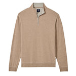 johnnie-O 01. MENS APPAREL - MENS LS SHIRTS - MENS LS CASUAL Men's Hanks "Lightweight Sully" 1/4 Zip Pullover HAZELNUT