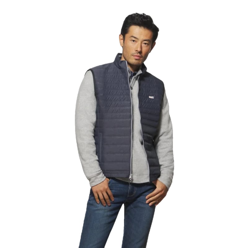 Mens quilted shop down vest