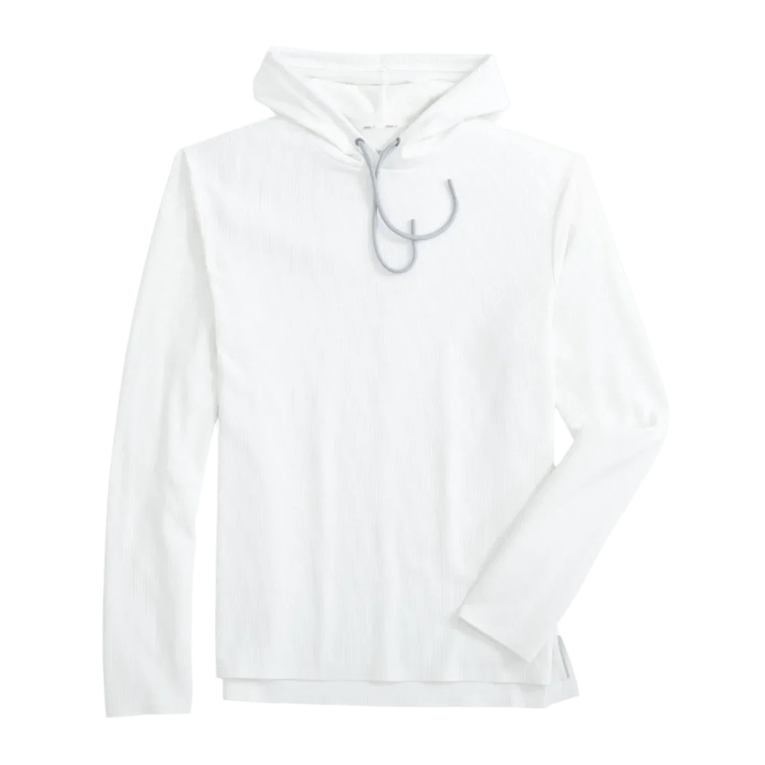 johnnie-O 01. MENS APPAREL - MENS LS SHIRTS - MENS LS HOODY Men's Hoppin Performance Drawstring Hoodie WHITE