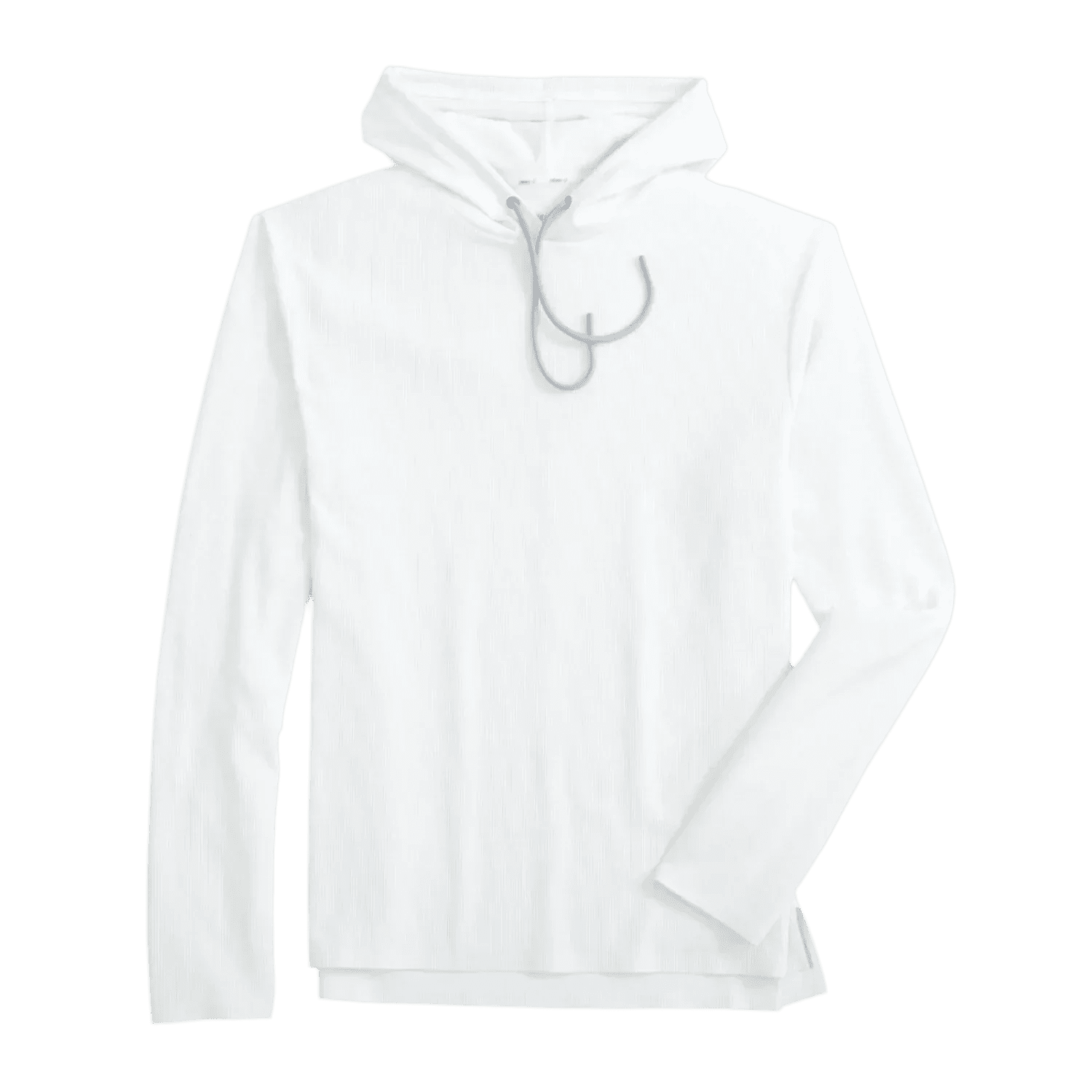 johnnie-O 01. MENS APPAREL - MENS LS SHIRTS - MENS LS HOODY Men's Hoppin Performance Drawstring Hoodie WHITE