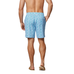 johnnie-O 01. MENS APPAREL - MENS SHORTS - MENS SHORTS SWIM Men's Hummell Half Elastic 7" Surf Shorts MALIBLU