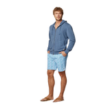 johnnie-O 01. MENS APPAREL - MENS SHORTS - MENS SHORTS SWIM Men's Hummell Half Elastic 7" Surf Shorts MALIBLU