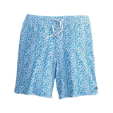 johnnie-O 01. MENS APPAREL - MENS SHORTS - MENS SHORTS SWIM Men's Hummell Half Elastic 7" Surf Shorts MALIBLU